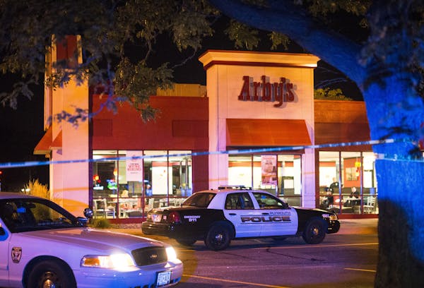 Police responded to an officer-involved shooting at an Arby's in Plymouth on Thursday.
