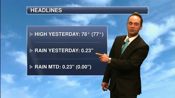 Morning forecast: More heat and high humidity