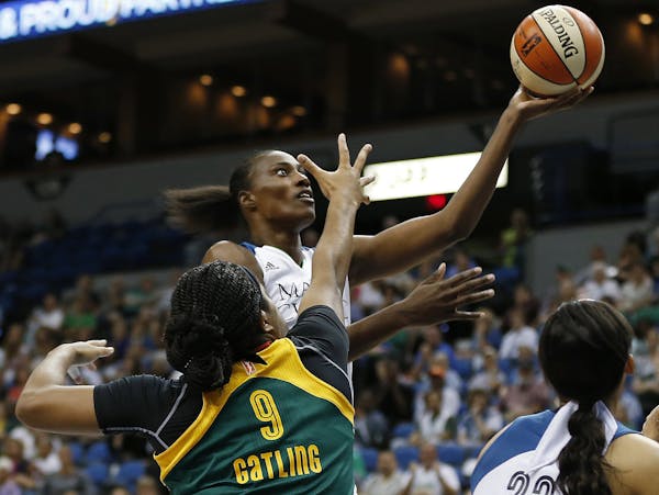 Lynx center Sylvia Fowles gives the team a low-post presence it hasn’t had in recent seasons. She is second on the team in scoring and first in rebo