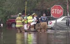 Dozens rescued in flooded South Carolina