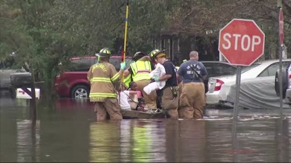Dozens rescued in flooded South Carolina