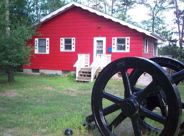 The Karlson cabin is a monument to the family’s Swedish heritage.
