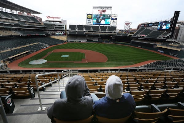 Twins fans won't have to watch the scoreboard during Thursday night's game. The Astros and Angels are idle.