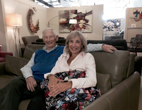 Retired owner Sherm Lebewitz still helps out daughter Rose Lebewitz, the owner of Rosenthal Contemporary Furniture, believed to be the oldest independ