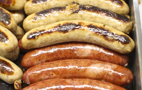 Kramarczuk's Polish sausage and bratwurst are found at two stands on the main concourse level of Target Field.