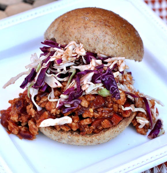 Using ground turkey makes these sloppy Joes a more healthful alternative.