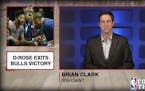 NBA roundup: Derrick Rose exits Bulls' victory