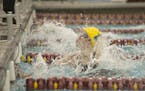 Madison Preiss hit a turn Friday at the University of Minnesota Aquatic Center. Her 13-member Wayzata contingent won its third Class 2A team champions