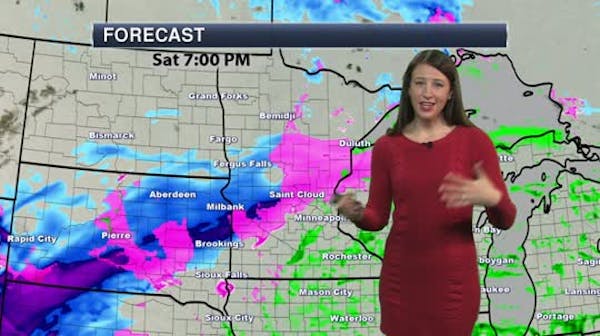 Afternoon forecast: Cloudy, with messy weather coming
