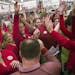 Target rolled out its Black Friday deals and plans on Thursday. File photo of employees at the Target in Minnetonka getting ready to open the store on