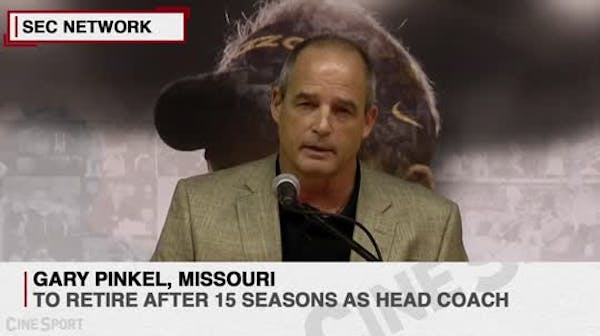 Emotional Pinkel discusses retirement from Missouri