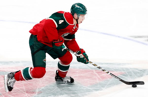 Defenseman Mike Reilly isn't a lock to make the Wild's opening-night roster, but he has become more assertive in his game during the preseason.