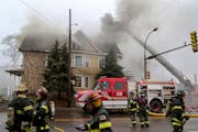 An intense house fire at 5th Ave. S near Franklin sent a large plume of thick, dark smoke over downtown Minneapolis for a period Friday afternoon, Dec