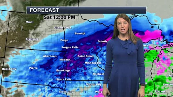 Morning forecast: Snow clearing; temps dropping