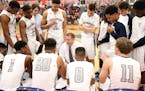 Champlin Park boys' basketball coach Mark Tuchscherer has his team atop the Northwest Suburban Conference North Division standings with one league los