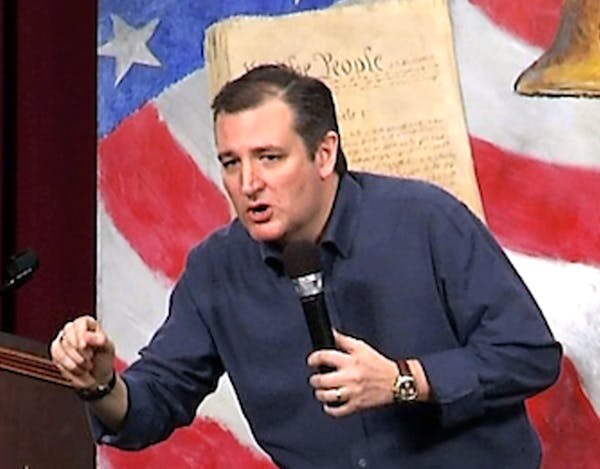 GOP presidential candidates Donald Trump and Sen. Ted Cruz of Texas both addressed the South Carolina Tea Party Convention in Myrtle Beach on Saturday
