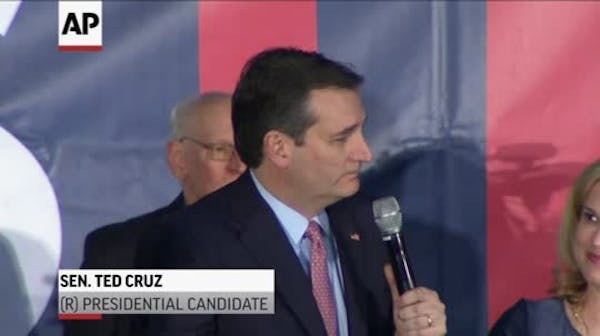 Cruz declares victory in Iowa