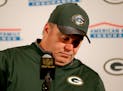 Packers coach Mike McCarthy spoke to the media after Green Bay lost to Arizona 26-20 in overtime in an NFL divisional playoff football game Saturday.