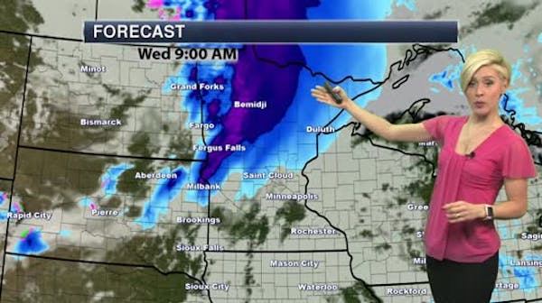 Evening forecast: Low of 18; clouds, maybe more snow roll in