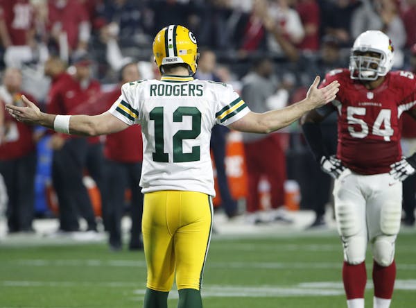 The Packers let Aaron Rodgers’ miraculous comeback to force overtime against the Cardinals go to waste Saturday, as Larry Fitzgerald Jr. promptly ga