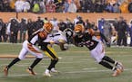 Bengals linebacker Vontaze Burfict, right, rammed into Steelers receiver Antonio Brown during the second half of an NFL wild-card playoff football gam