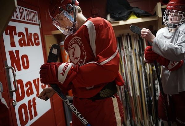 At the Blue Mound Ice Arena, the Luverne hockey team has built a strong following and culture in the region. Top U of M prospect Jaxon Nelson got read