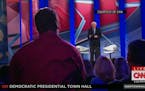 Sanders, Clinton answer NH town hall questions