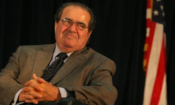 Supreme Court Justice Antonin Scalia in a September 2010 file image at the University of California, Hastings. Scalia died Saturday in Texas at age 79