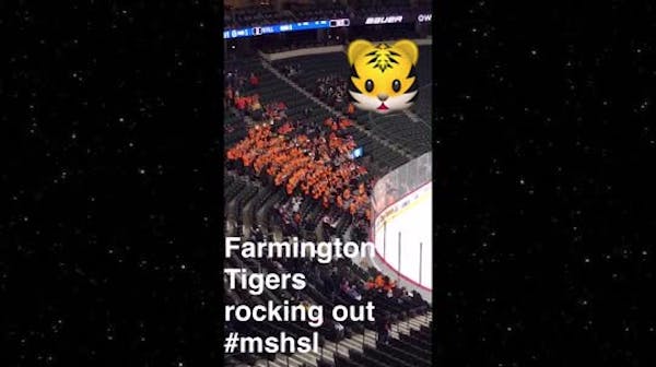 What happens when two newbies cover the state hockey tourney via Snapchat?