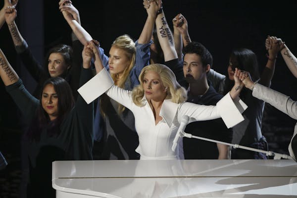 Oscars fashion of stars favors JLaw and Gaga