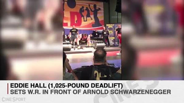 Schwarzenegger witnesses lift record