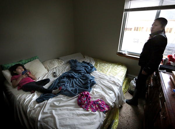 Feliza Tajonar lives in an apartment on 14th Avenue S. in Minneapolis, with her family, including her daughter, 5-year-old Kimberly. Their building is