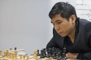 Minnetonka Grandmaster Wesley So playing in the sixth round of the U.S. Chess Championship.