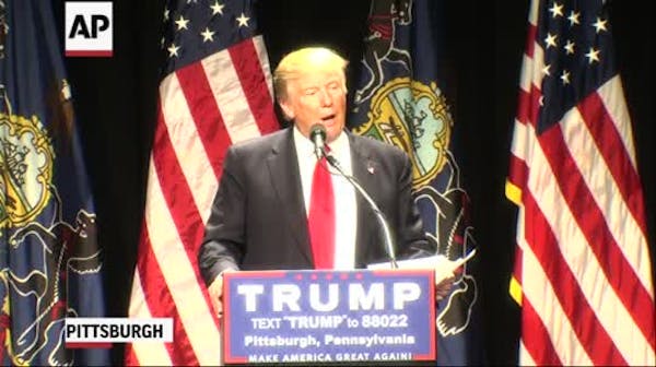 Trump in Pittsburgh: 'How's Joe Paterno?'