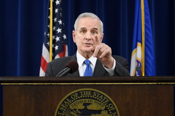 Gov. Mark Dayton addressed the Legislature's failure to pass a bonding or transit bill.