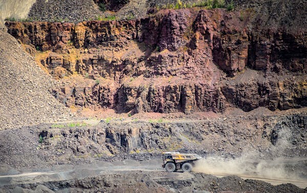 The Minntac taconite mine in Mountain Iron, Minn. Iron mining provides about 8 percent of jobs on the Iron Range now.