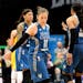 Minnesota Lynx guard Lindsay Whalen (13) and other teammates weren't overly jubilant after an ugly 74-71 finish against the Indiana Fever.