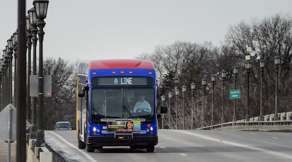 Among the six choices being considered for the Riverview Corridor, one is arterial bus rapid transit, similar to the A line bus pictured. But a light-