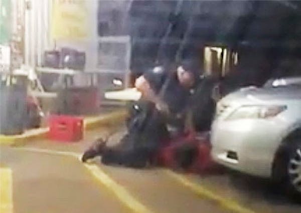 July 2016: Officers tackle, pin Alton Sterling in cell phone video