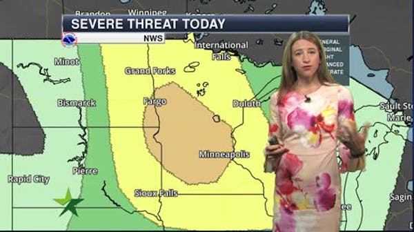 Morning forecast: Severe weather threats, high of 92, humid