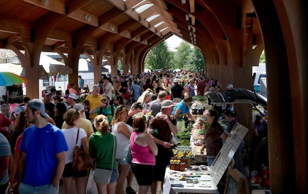 The Eau Claire Downtown Farmers Market draws 7,000 visitors a week to Phoenix Park on Wednesdays, Thursdays and Saturdays.