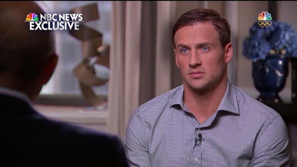 Ryan Lochte was interviewed by NBC about his legal troubles in Brazil.