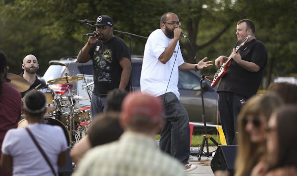 Heiruspecs, the band that formed when its members were still at Central High School drew a strong crowd to the Dunning Recreation Center for the event