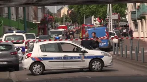 Raw: Fatal hostage crisis in northwest France