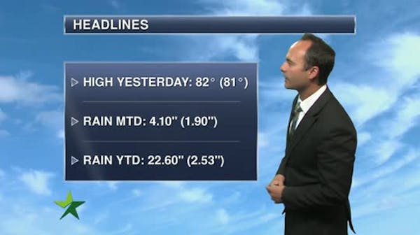 Forecast: Strong afternoon, evening T-storm possible