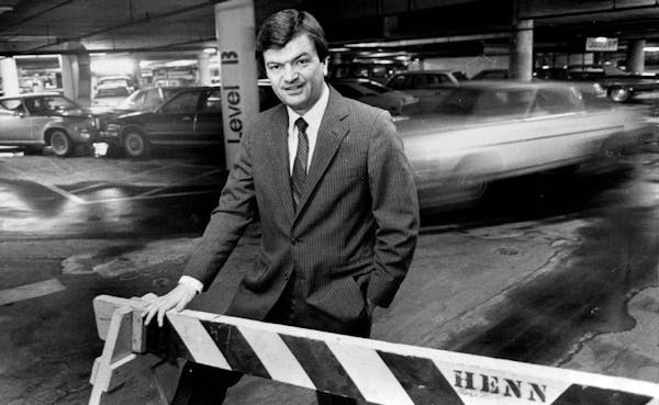 Hennepin County Commissioner Randy Johnson in 1984, five years after he joined the County Board.