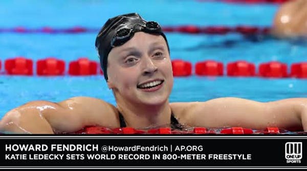 Ledecky adds fourth gold, Phelps gets silver