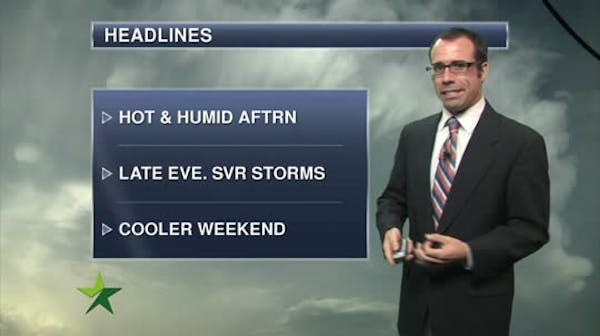 Afternoon forecast: Periods of rain through Saturday