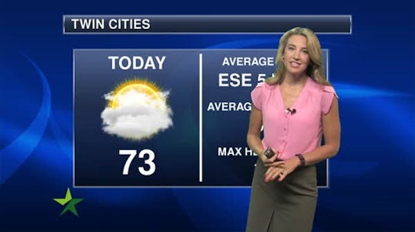 Forecast: Cloudy, with a high in low 70s