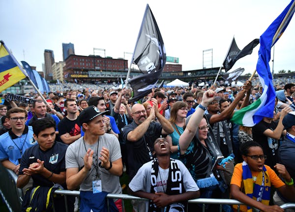 At CHS Field in St. Paul, Minnesota United FC fans were ecstatic to hear their team will join Major League Soccer in 2017.